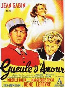 Gueule d'amour - pochette DVD