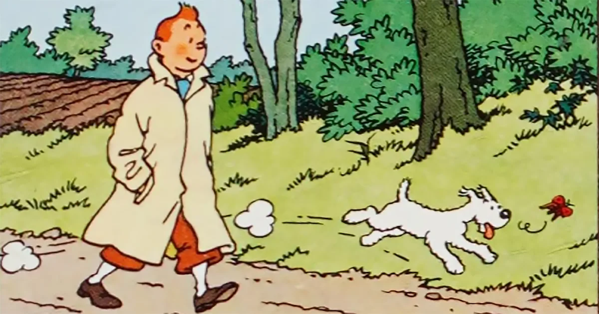 Tintin dans L'Île noire