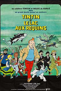 Tintin et le Lac aux requins affiche